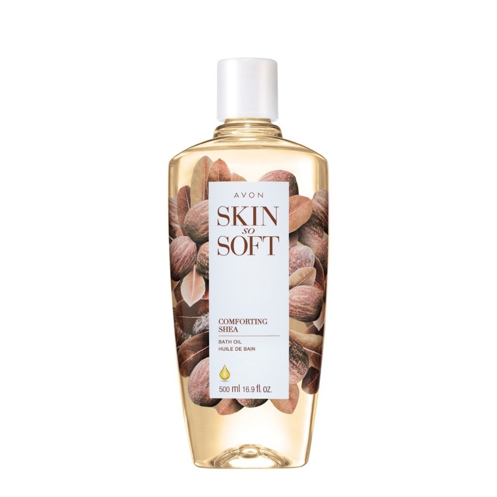 Skin So Soft Comforting Shea Butter Bath Oil by Avon, 500ml / 16.9 fl. oz.